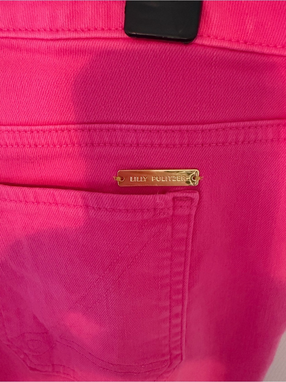 Lilly Pulitzer Hot Pink Straight-Leg Jeans - Picture 5 of 5